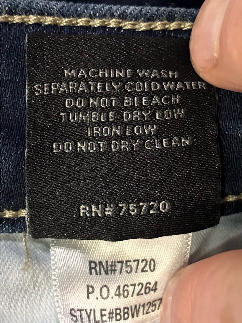 Buckle Black Fit No. 93 Dark Blue Bootcut Stretch Jeans Women’s 24x31 EUC - Picture 12 of 12